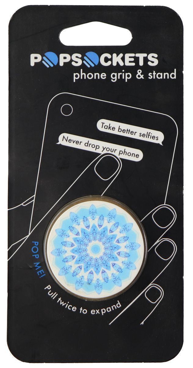 PopSockets Collapsible Grip & Stand for Phones and Tablets - Blue Ice Star by PopSockets - Refurbished - Brand New condition - US$11.33