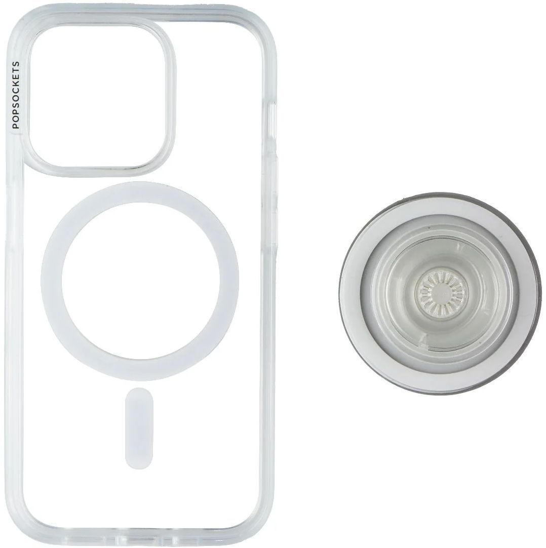 PopSockets PopCase with MagSafe for iPhone 15 Pro - Clear by PopSockets - Refurbished - Brand New condition - Image 3