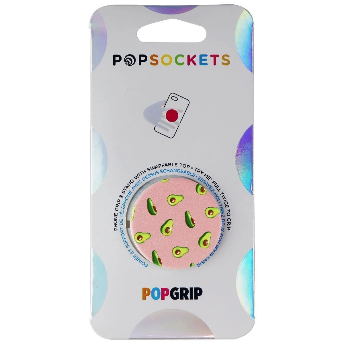 PopSockets PopGrip Expanding Stand and Grip with a Swappable Top - Avocados Pink by PopSockets - Refurbished - Brand New condition - Image 2