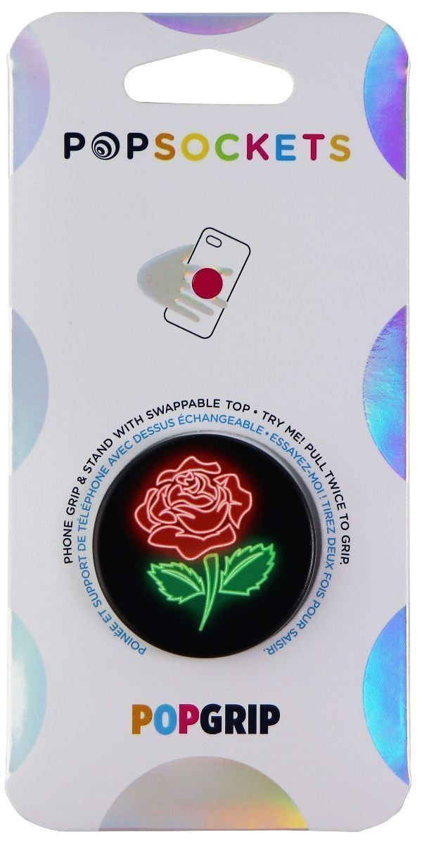 PopSockets PopGrip Expanding Stand and Grip with a Swappable Top - Neon Rose by PopSockets - Refurbished - Brand New condition - US$13.73