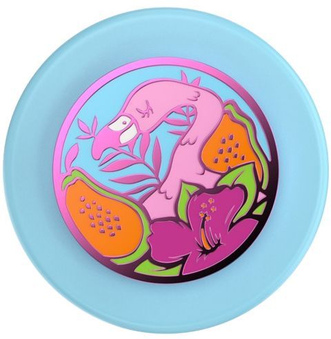 PopSockets PopGrip for MagSafe Phone Grip and Stand - Enamel Flamingo by PopSockets - Refurbished - Like New condition - Image 2