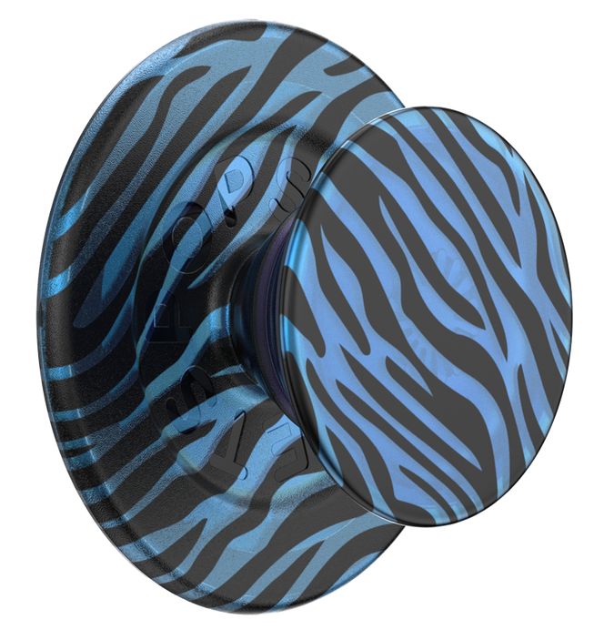 PopSockets PopGrip for MagSafe Phone Grip and Stand - Zed Blue Zebra by PopSockets - Refurbished - Brand New condition - US$47.73