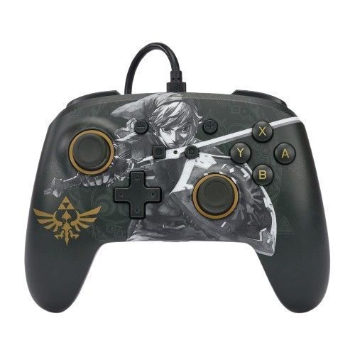 PowerA Enhanced Wired Controller for Nintendo Switch - Battle-Ready Link by PowerA - Refurbished - Very Good condition - US$27.94