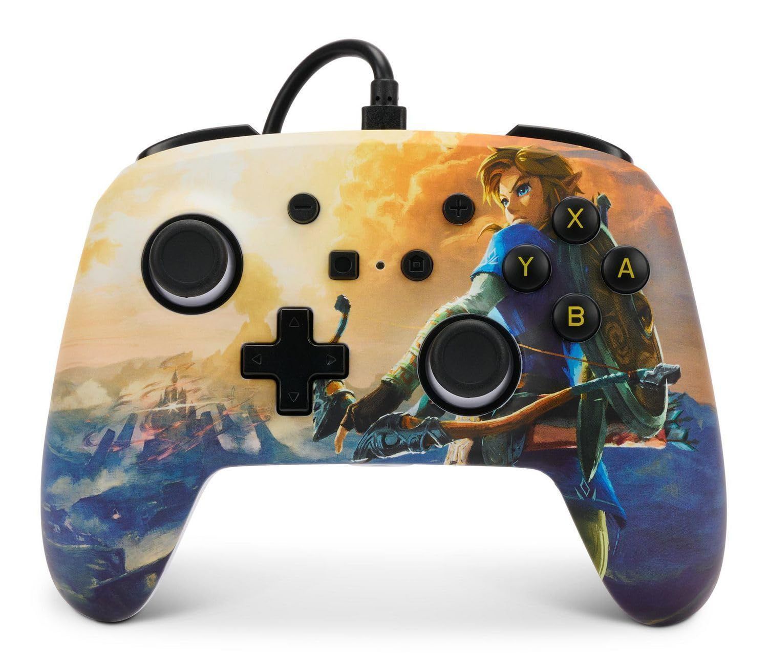 PowerA Enhanced Wired Controller for Nintendo Switch - Zelda Hyrule Hero by PowerA - Refurbished - Very Good condition - US$25.94