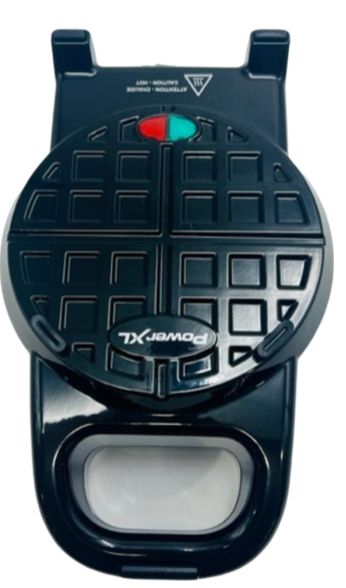 PowerXL ESWM02 Stuffed Wafflizer Electric Belgian Waffle Maker 5" - Black by PowerXL - Refurbished - Very Good condition - US$34.09
