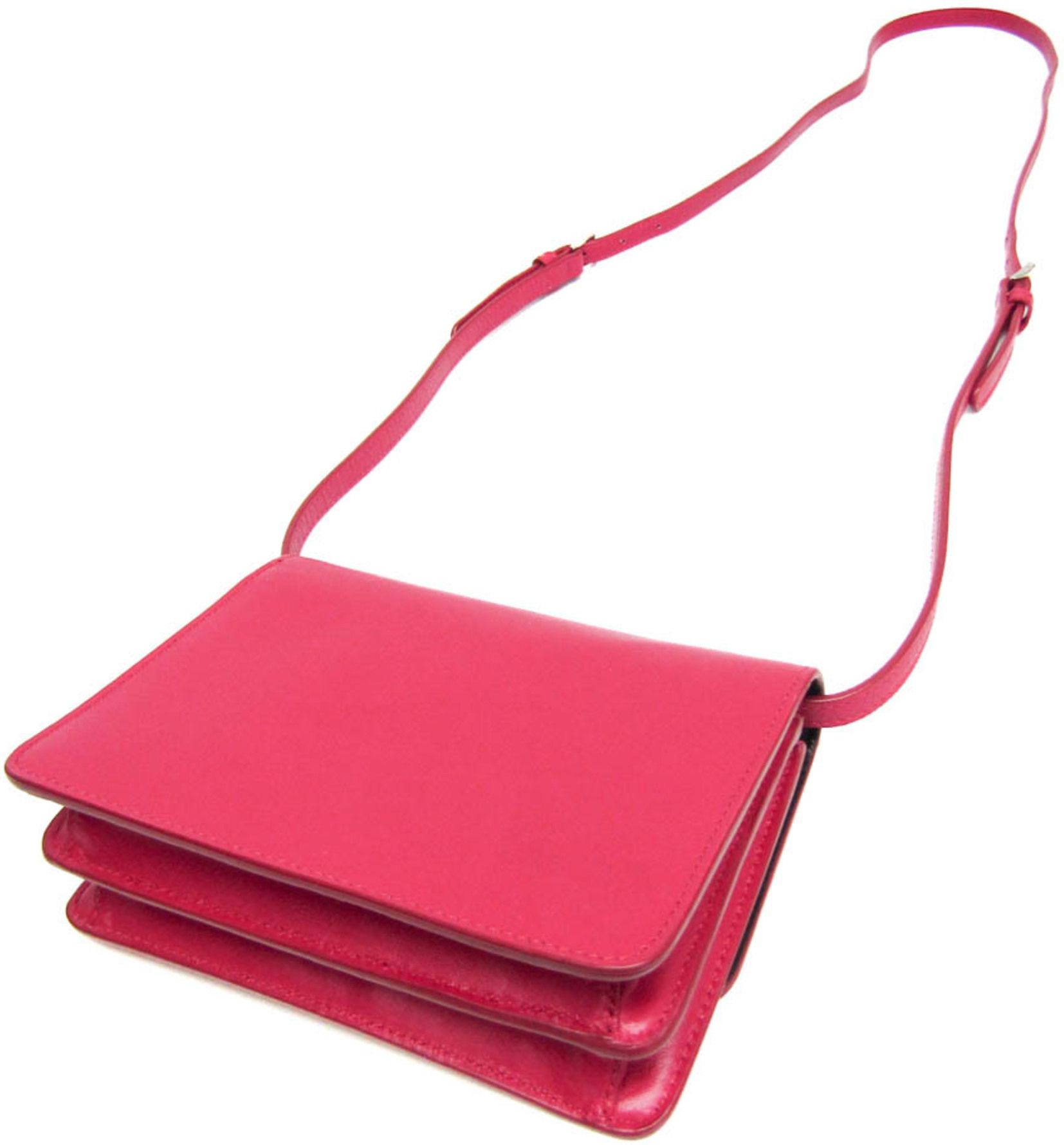 Prada Leather Shoulder Bag - Leather - Peonia by Prada - Image 2