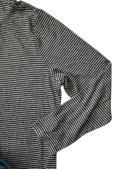 Premise Women's Hooded Sweater Top L - Grey Heather/Black by Premise - Image 2