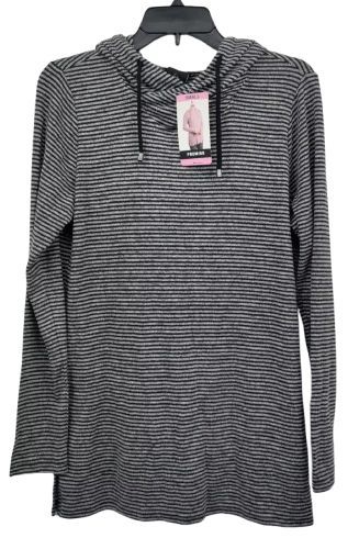 Premise Women's Hooded Sweater Top M - Grey Heather/Black by Premise - Refurbished - Brand New condition - US$10.99