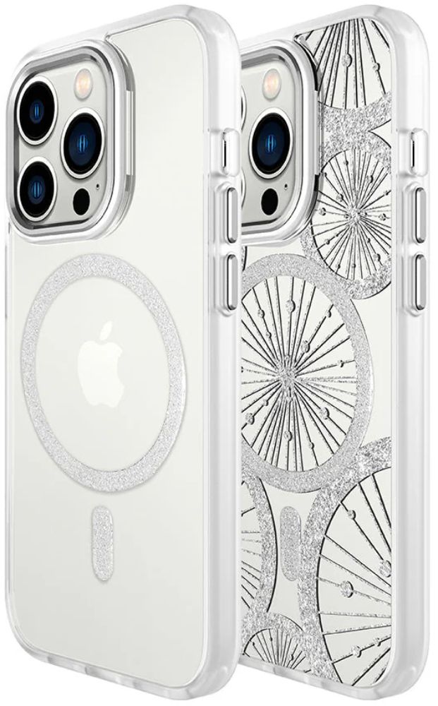 Prodigee Leemoncello + Mag Phone Case for iPhone 14 Pro - Clear/Sparkle - Brand New by Prodigee - Refurbished - Brand New condition - Image 3
