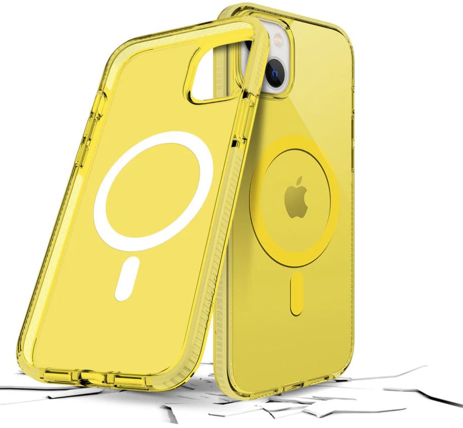 Prodigee Safetee Neo + Mag Phone Case for iPhone 14 Plus - Lemon by Prodigee - Refurbished - Brand New condition - US$10.43