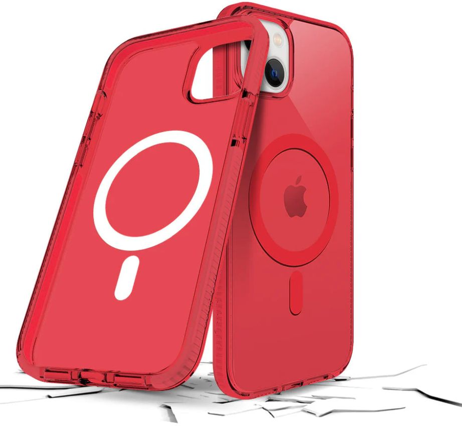 Prodigee Safetee Neo + Mag Phone Case for iPhone 14 Plus - Ruby by Prodigee - Refurbished - Brand New condition - US$10.08