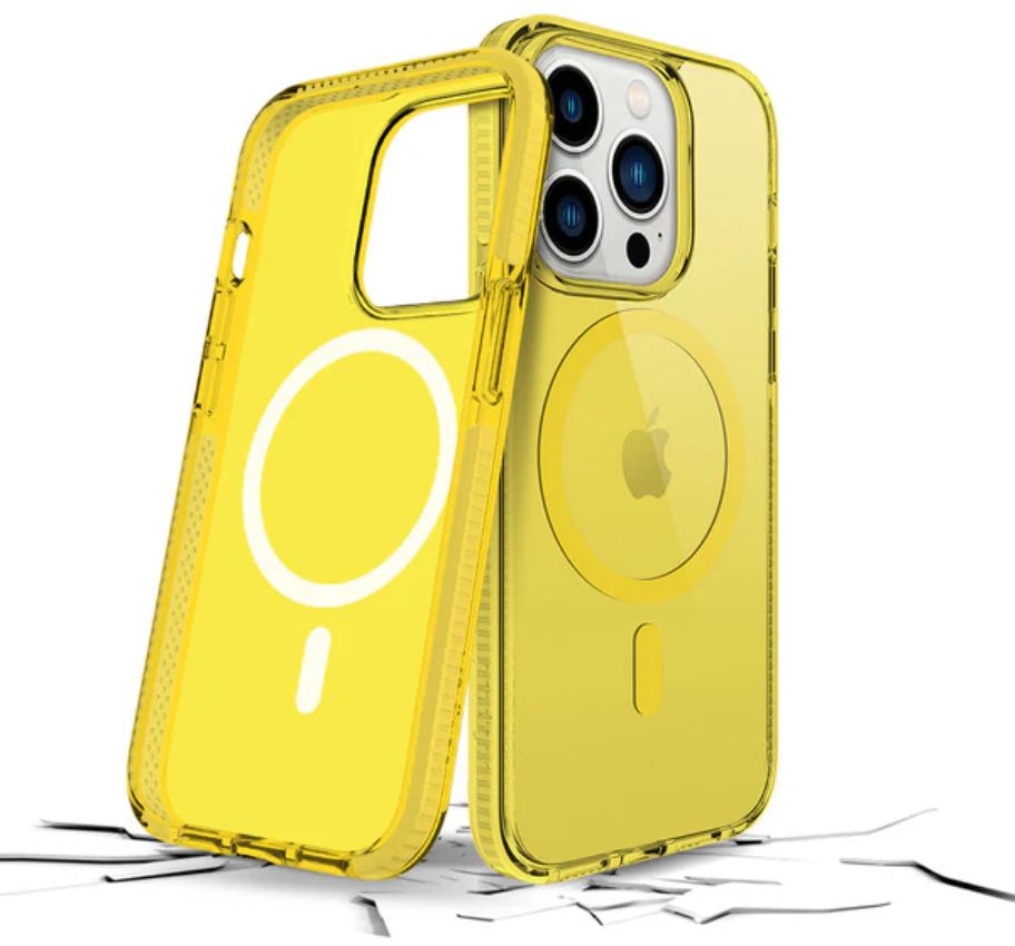 Prodigee Safetee Neo + Mag Phone Case for iPhone 14 Pro - Lemon - Brand New by Prodigee - Refurbished - Brand New condition - US$12.64