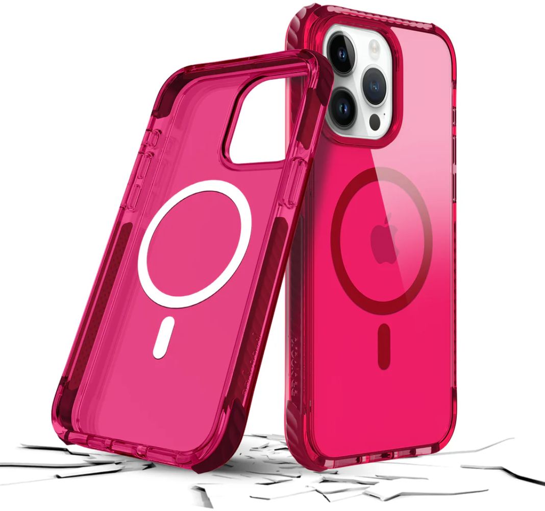 Prodigee Safetee Neo + Mag Phone Case for iPhone 15 Pro - Fuchsia - Brand New by Prodigee - Refurbished - Brand New condition - US$13.98