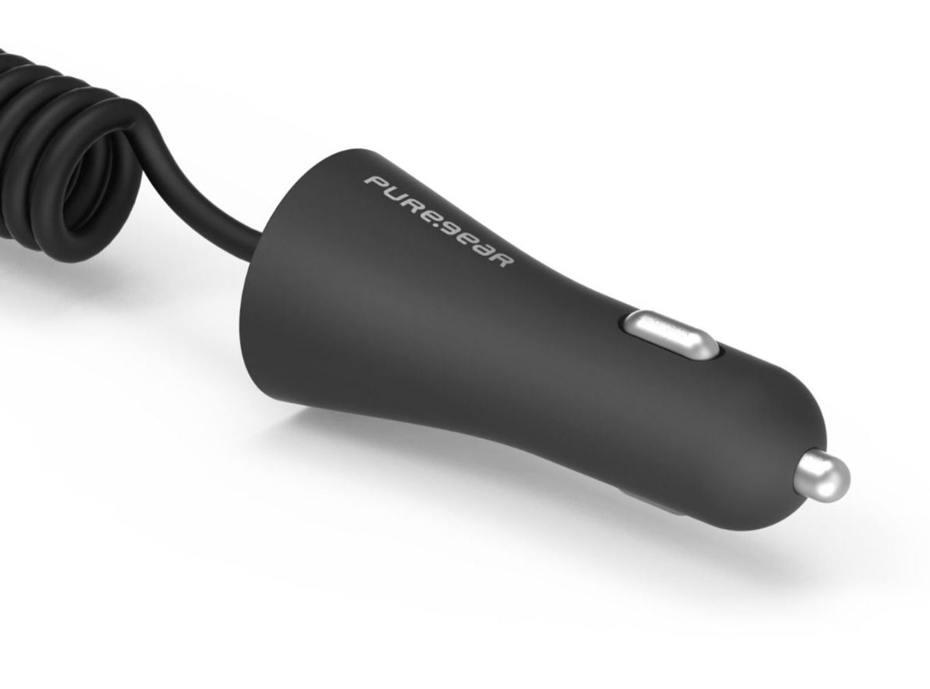PureGear 12W Corded Micro-USB Car Charger (5.ft) (62804PG) - Black - Brand New by PureGear - Refurbished - Brand New condition - Image 3