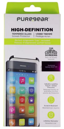 PureGear HD Curved Screen Protector for Galaxy Note 10+ - Clear by PureGear - Refurbished - Brand New condition - US$13.93