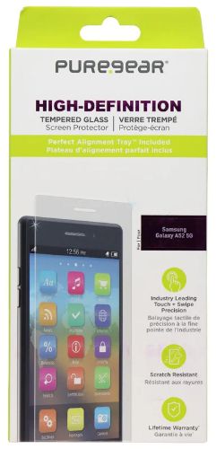 PureGear HD Screen Protector for Galaxy A52 (5G) - Clear by PureGear - Refurbished - Brand New condition - US$13.93