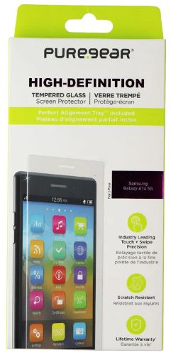 PureGear HD Tempered Glass Screen for Galaxy A14 (5G) - Clear by PureGear - Refurbished - Brand New condition - US$10.43