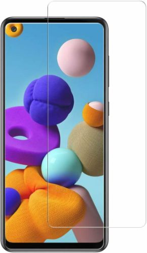 PureGear HD Tempered Glass Screen Protector for Galaxy A21 - Clear by PureGear - Refurbished - Brand New condition - US$8.78