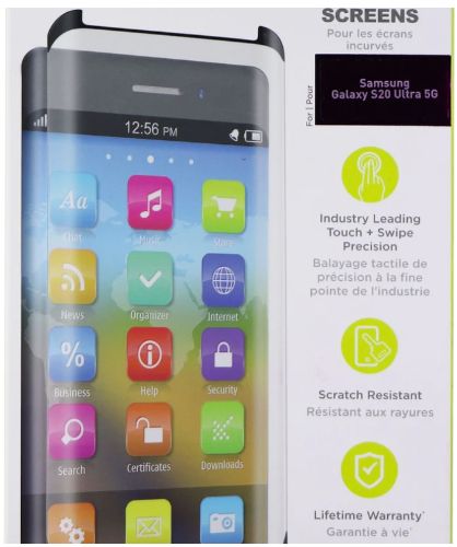 PureGear HD Tempered Glass Screen Protector for Galaxy S20 Ultra (5G) - Clear by PureGear - Refurbished - Brand New condition - Image 3