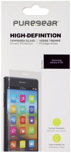 PureGear High-Definition Tempered Glass for Galaxy A10e - Clear by PureGear - Refurbished - Brand New condition - US$8.78