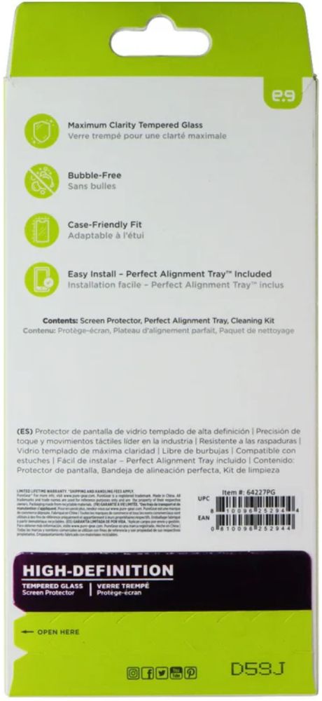 PureGear High-Definition Tempered Glass Screen Protector for Samsung Galaxy A54 - Clear by PureGear - Refurbished - Brand New condition - Image 3