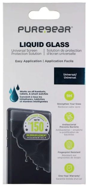 Pure Gear Liquid Glass Universal Screen Protection - Clear by Pure Gear - Refurbished - Brand New condition - US$20.98