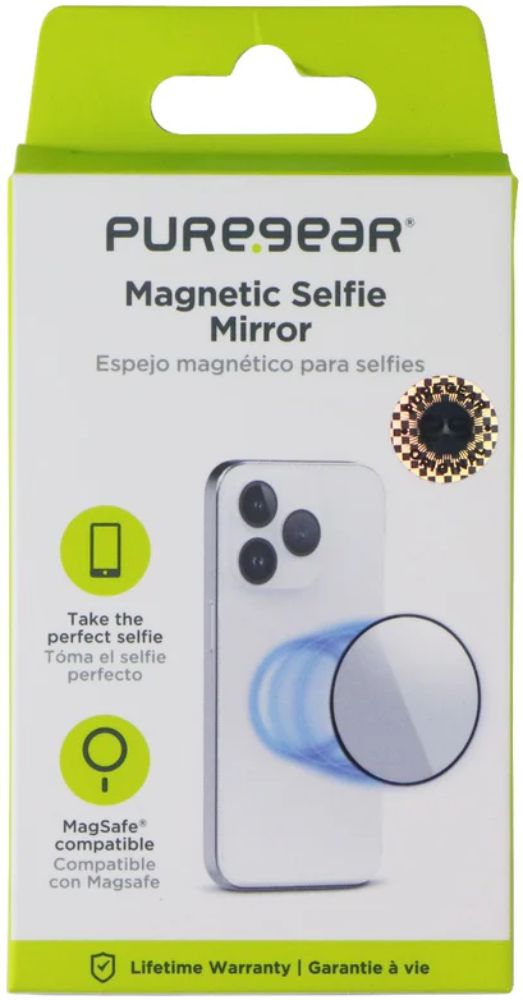 PureGear Magnetic Selfie Mirror Mount for MagSafe (65027PG) - Black - Brand New by PureGear - Refurbished - Brand New condition - US$10.43