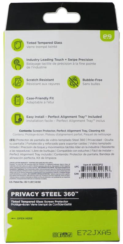 PureGear Privacy Steel 360 Screen Protector for iPhone 16 - Privacy by PureGear - Image 3
