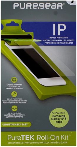 PureGear PureTek Roll On Kit (IP) Screen Protector for Galaxy S6 Edge - Clear by PureGear - Refurbished - Brand New condition - US$10.08