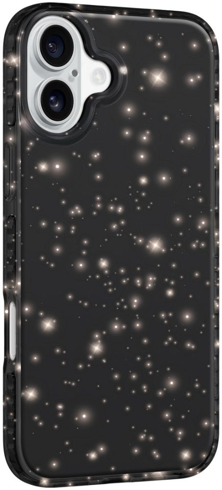 PureGear Slim Shell Designer Phone Case for iPhone 16 Plus - Black Stardust - Brand New by PureGear - Refurbished - Brand New condition - Image 4