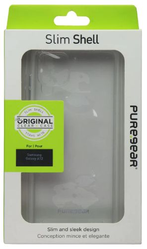 PureGear Slim Shell Series Phone Case for Galaxy A12 (2020) - Clear by PureGear - Refurbished - Brand New condition - US$8.78