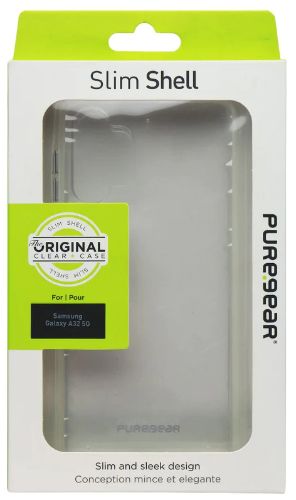 PureGear SlimShell Series Phone Case for Galaxy A32 (5G) - Clear by PureGear - Refurbished - Brand New condition - US$8.78
