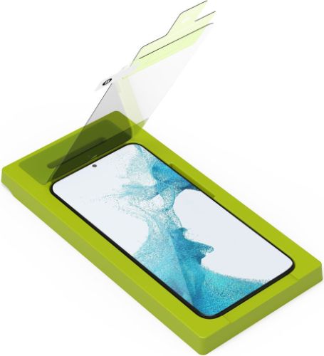 PureGear Steel 360 Antimicrobial Tempered Glass Screen Protector for Galaxy S22 - Clear by PureGear - Refurbished - Brand New condition - Image 2