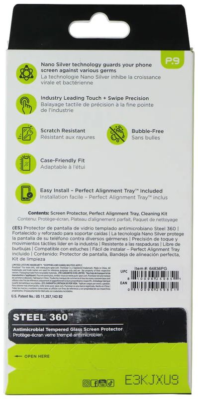 PureGear Steel 360 Series Screen Protector for Google Pixel 8a - Clear by PureGear - Refurbished - Brand New condition - Image 2