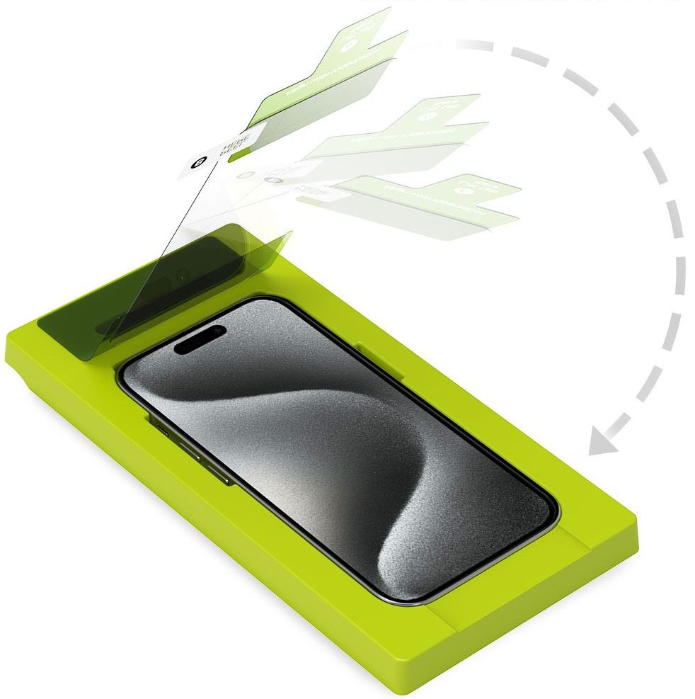 PureGear Steel 360 Tempered Glass Screen Protector for iPhone 15 Pro - Clear by PureGear - Image 2