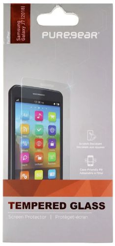 PureGear Tempered Glass Screen Protector for Galaxy J7 (2018) - Clear by PureGear - Refurbished - Premium condition - US$9.99