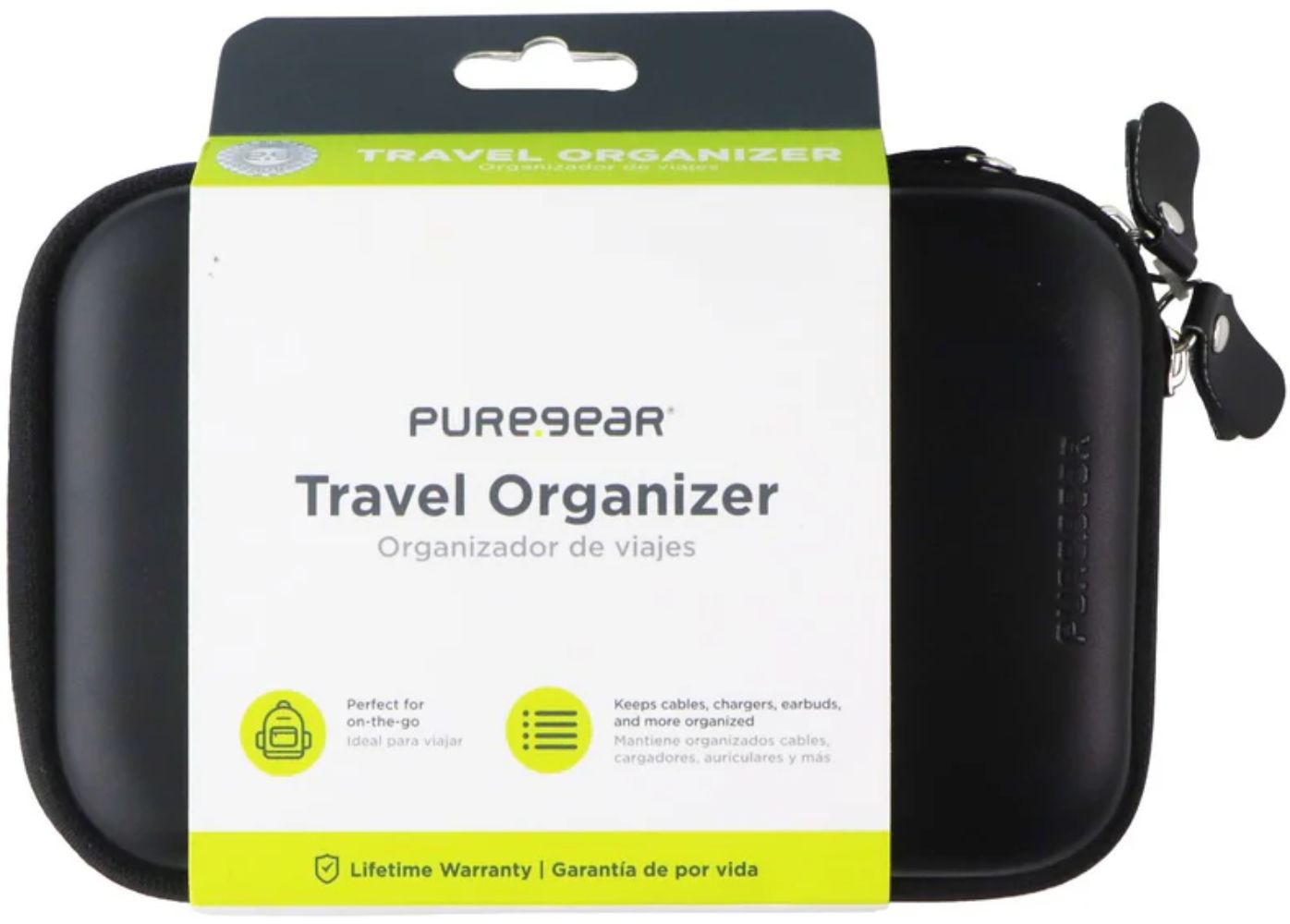PureGear Travel Organizer Carry Case Zip-Up Pouch - Black - Brand New by PureGear - Image 2