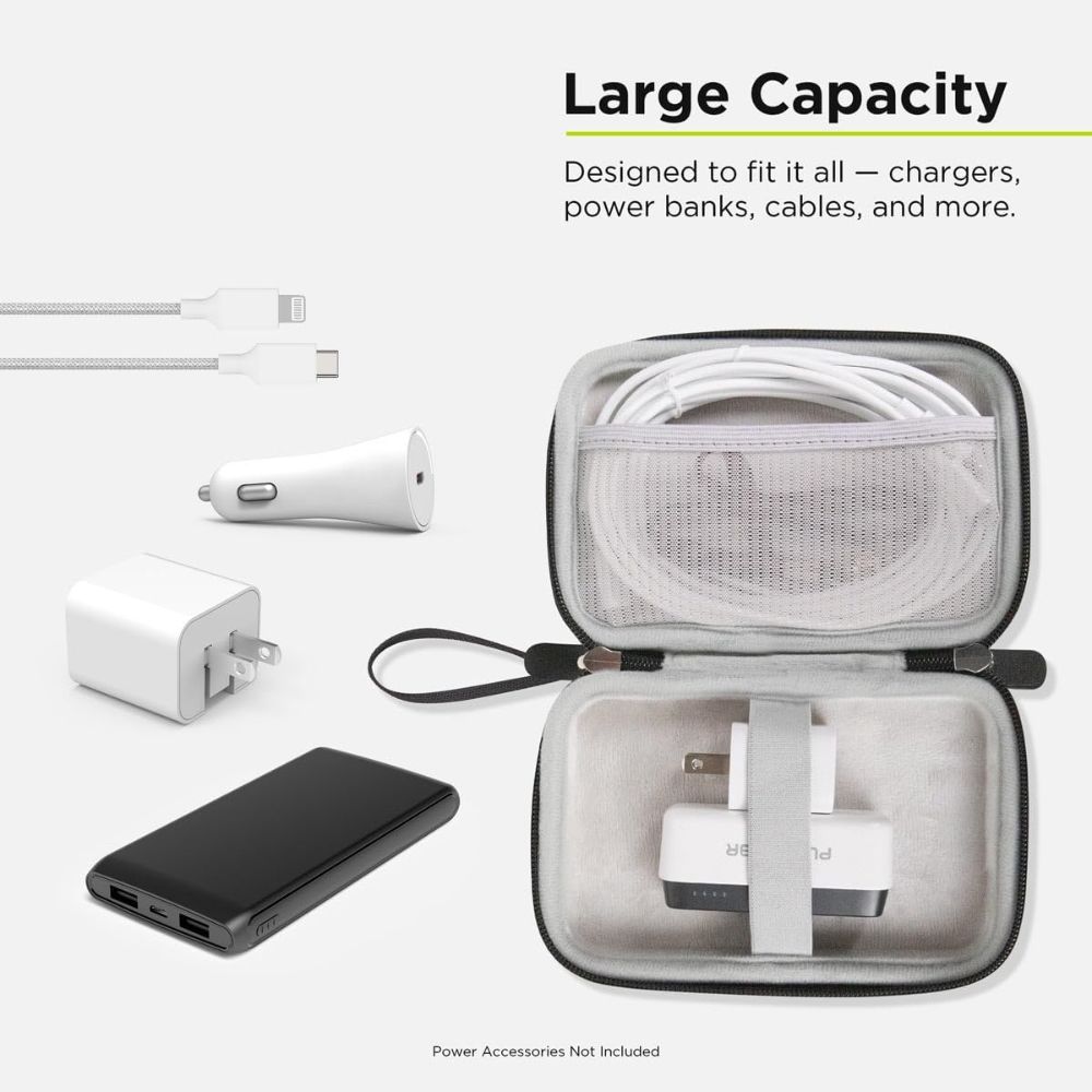 PureGear Travel Organizer Carry Case Zip-Up Pouch - Black - Brand New by PureGear - Image 3
