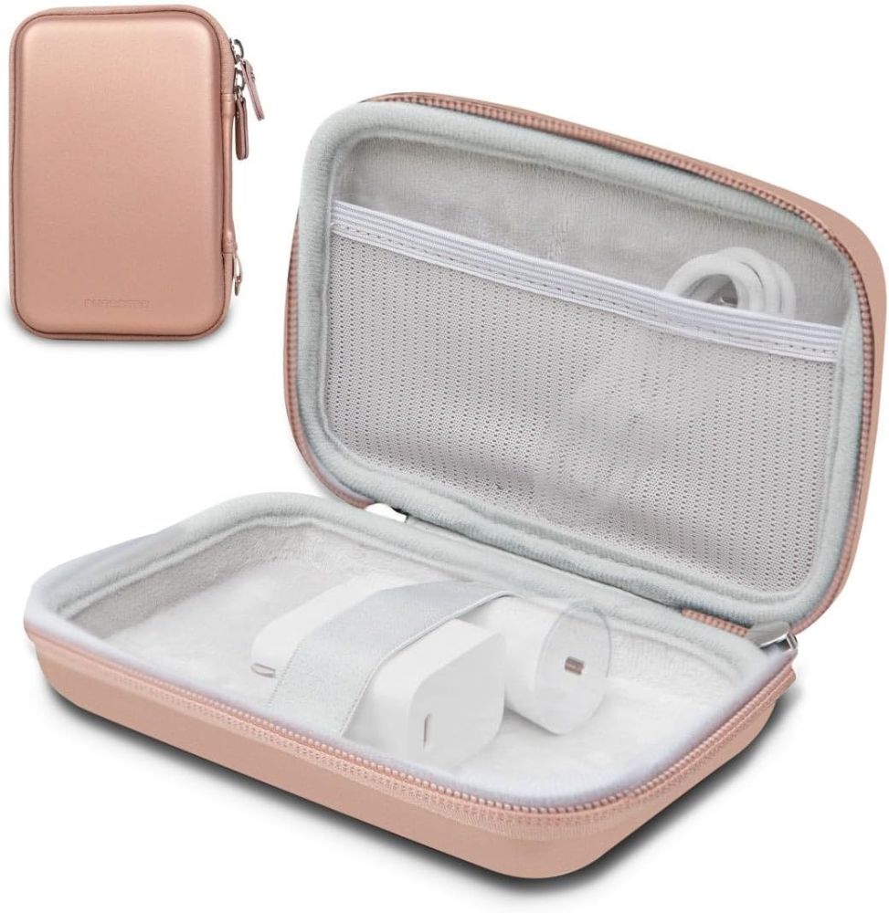 PureGear Travel Organizer Carry Case Zip-Up Pouch - Pink - Brand New by PureGear - Refurbished - Brand New condition - US$9.36