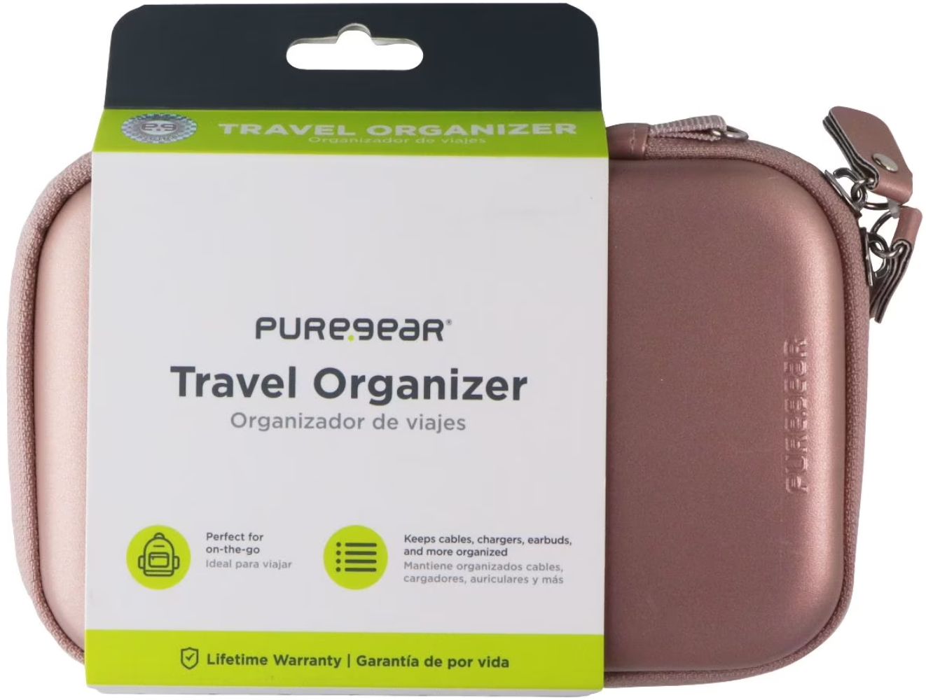 PureGear Travel Organizer Carry Case Zip-Up Pouch - Pink - Brand New by PureGear - Image 2