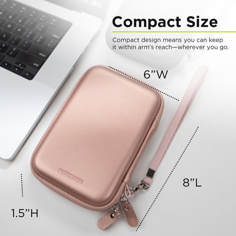 PureGear Travel Organizer Carry Case Zip-Up Pouch - Pink - Brand New by PureGear - Image 4