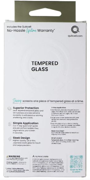 Quikcell Tempered Glass Screen Protector for iPhone 15 - Clear by Quikcell - Image 2