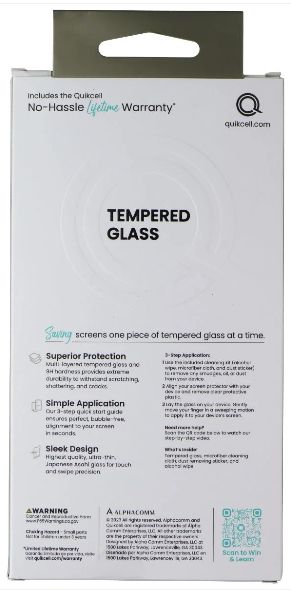 Quikcell Tempered Glass Screen Protector for iPhone 15 Plus - Clear by Quikcell - Image 2