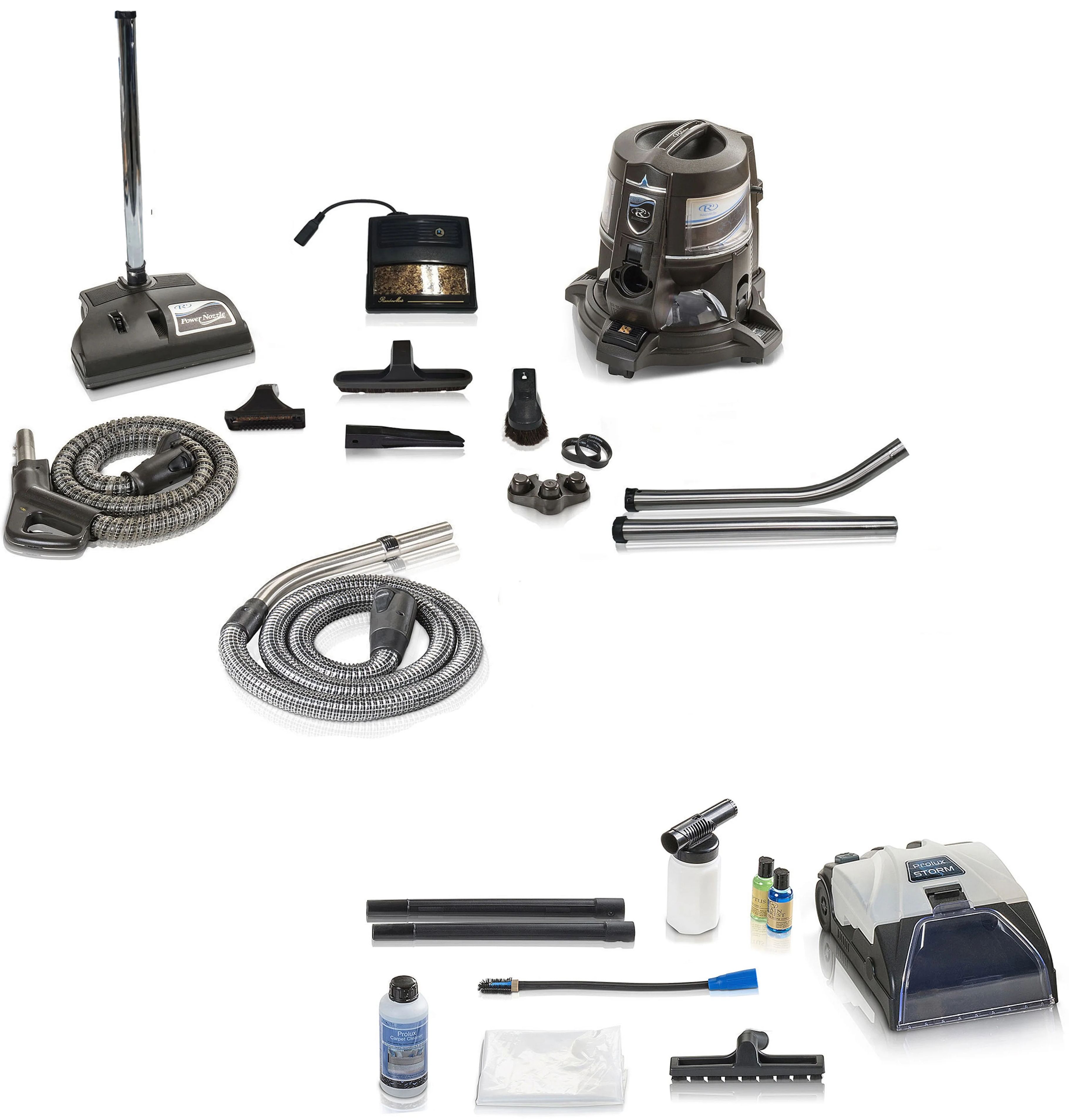 Rainbow E2 2 Speed Vacuum Cleaner and Prolux Storm Shampooer Bundle (10Pc) - Blue by Rainbow - Refurbished - Very Good condition - US$1388.98
