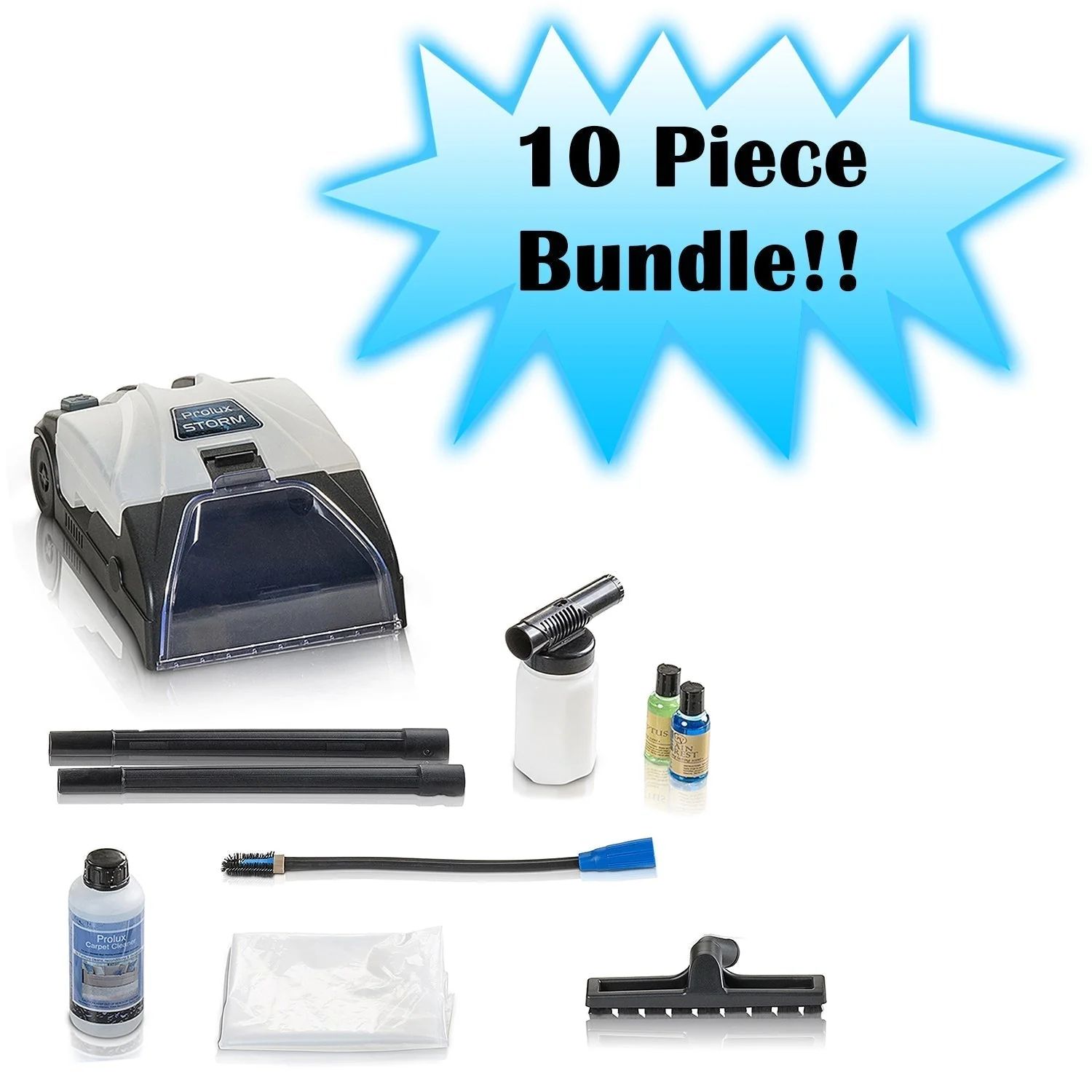 Rainbow E2 2 Speed Vacuum Cleaner and Prolux Storm Shampooer Bundle (10Pc) - Blue by Rainbow - Refurbished - Very Good condition - Image 2