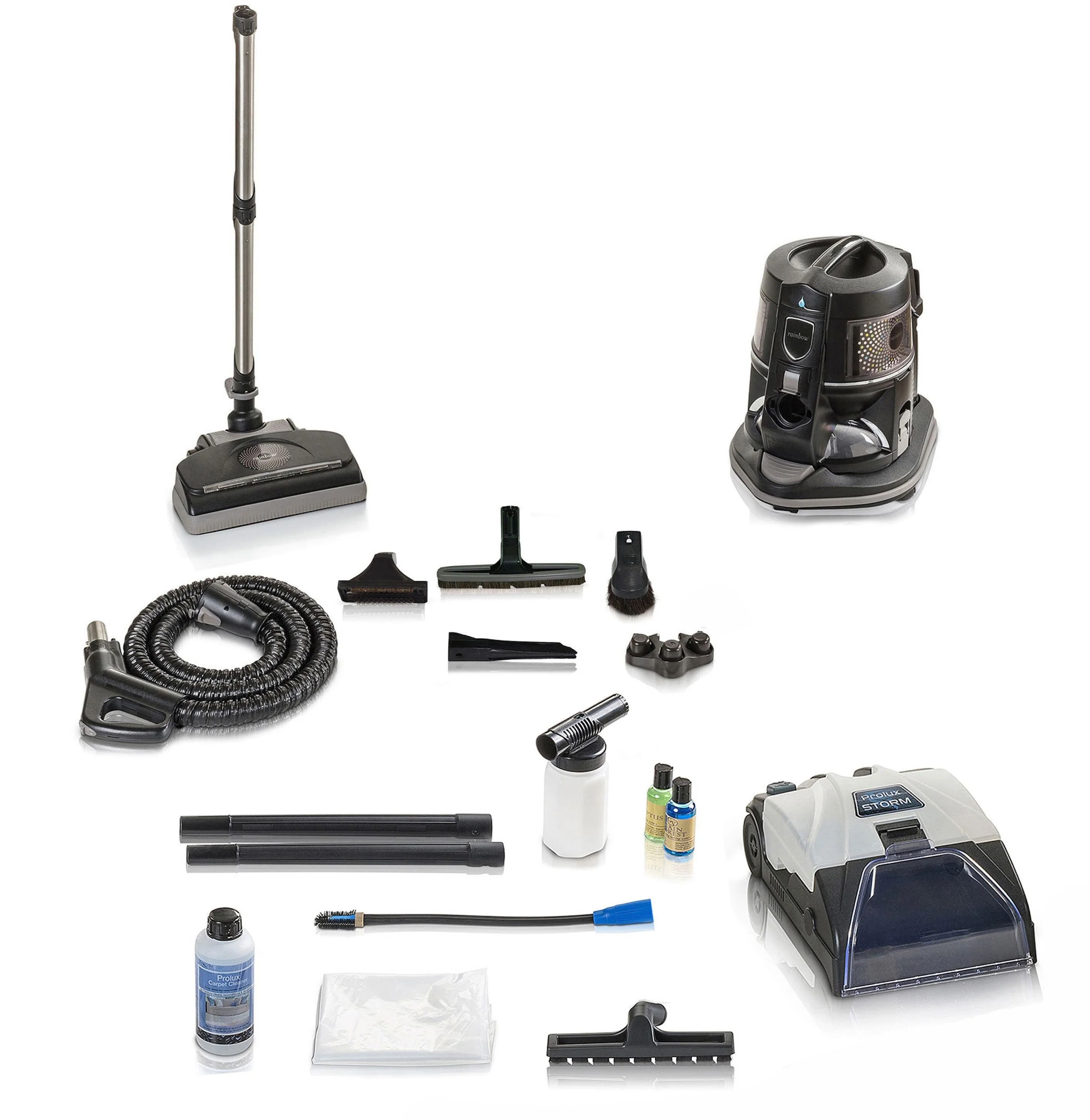 Rainbow E2 Black 2 Speed Vacuum Cleaner with 10pc Prolux Storm Shampooer Bundle - Black by Rainbow - Refurbished - Excellent condition - US$1408.98