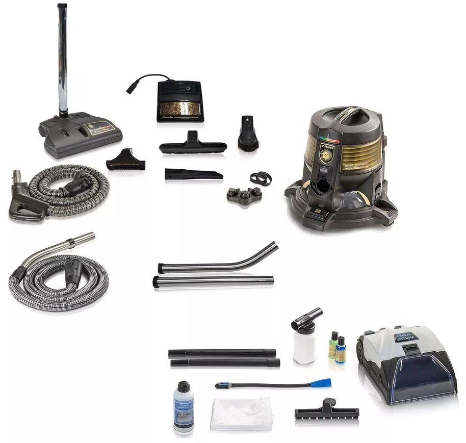 Rainbow E Series 1 Speed Vacuum Cleaner with 10pc Prolux Storm Shampooer Bundle - Black by Rainbow - Refurbished - Very Good condition - US$1008.98