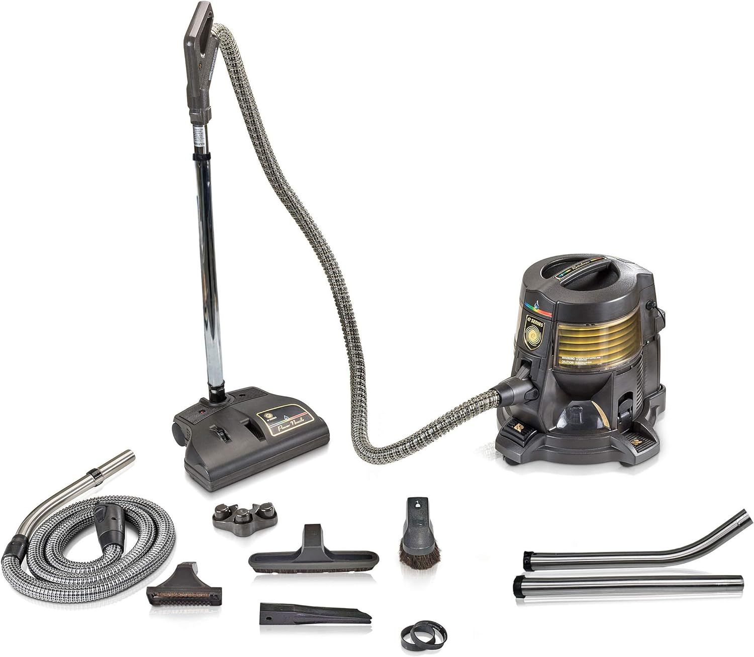 Rainbow E Series Bagless Canister Vacuum Cleaner - Black/Gold by Rainbow - Refurbished - Excellent condition - US$807.98