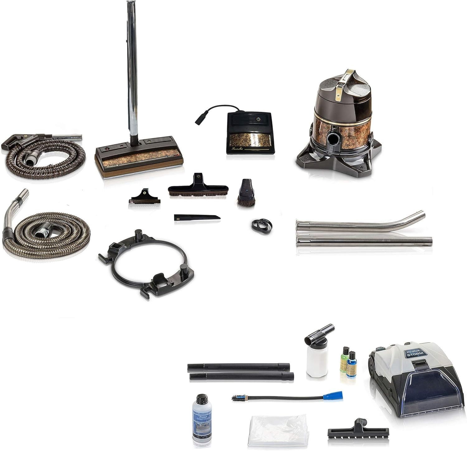 Rainbow SE Vacuum Cleaner with 10pc Prolux Storm Shampooer Bundle - Black by Rainbow - Refurbished - Very Good condition - US$958.98