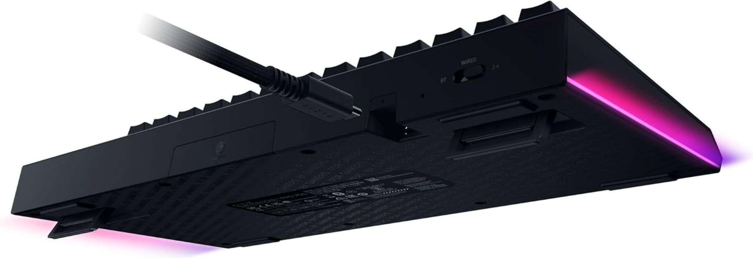 Razer BlackWidow V4 Pro 75% Wireless Hot-Swappable Mechanical Keyboard (Orange Switches) - Black by Razer - Image 4